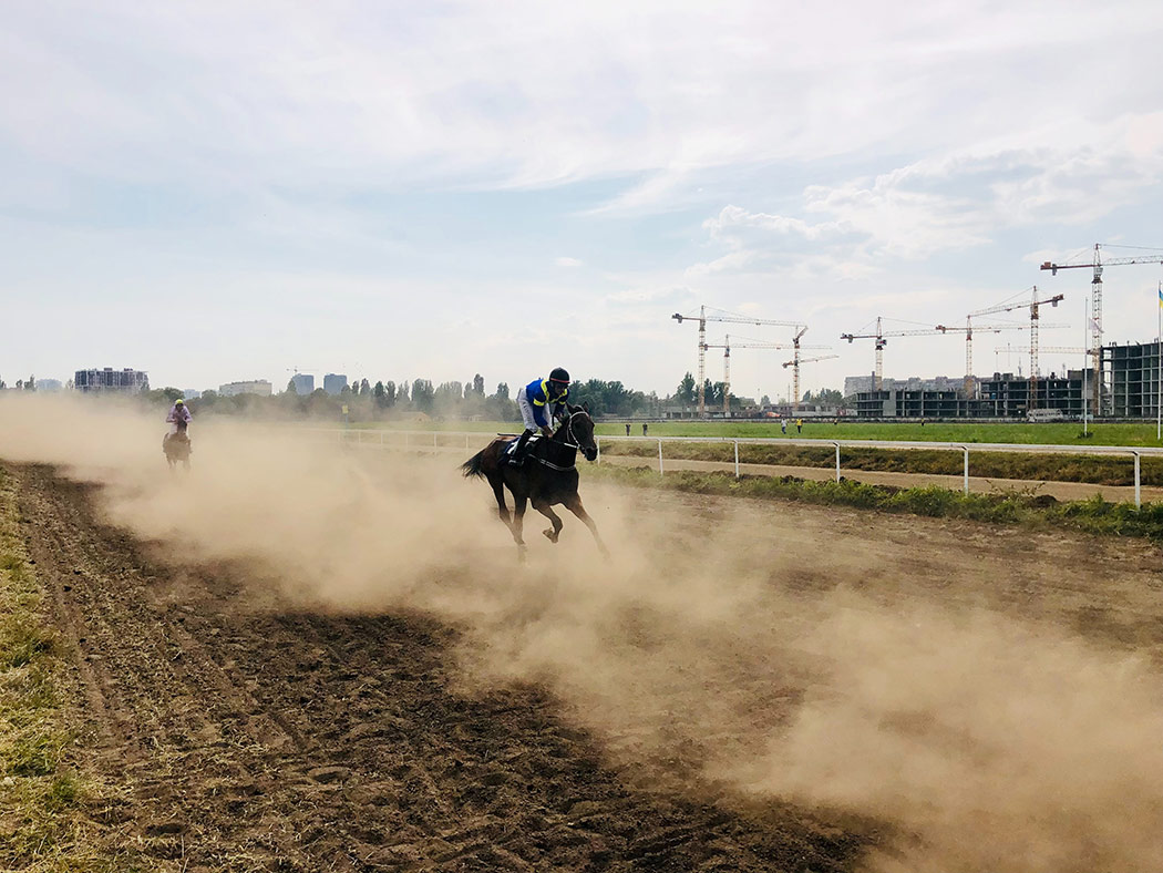 Horse Racing by Elena Rabkina, Odesa, Ukraine